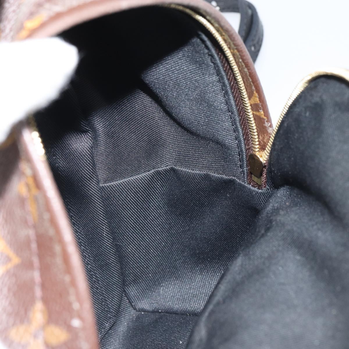 LOUIS VUITTON Monogram Palm Springs MINI Backpack M44873 LV Auth 163606