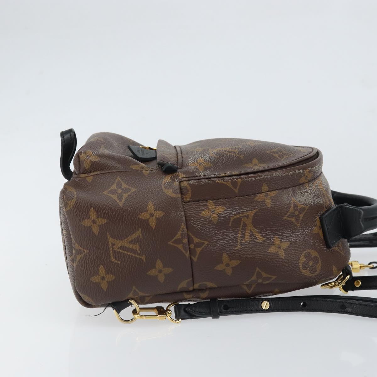 LOUIS VUITTON Monogram Palm Springs MINI Backpack M44873 LV Auth 163606