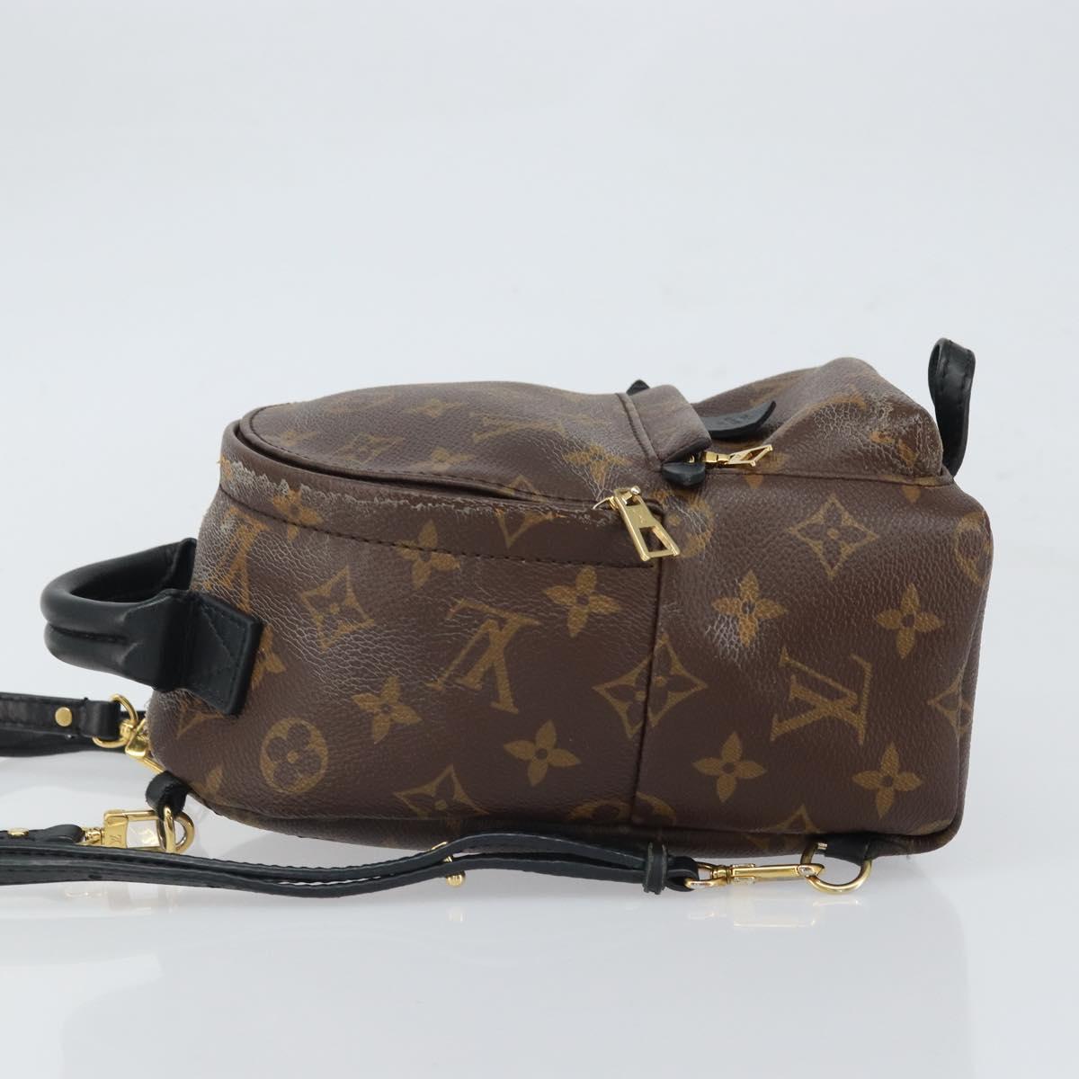 LOUIS VUITTON Monogram Palm Springs MINI Backpack M44873 LV Auth 163606