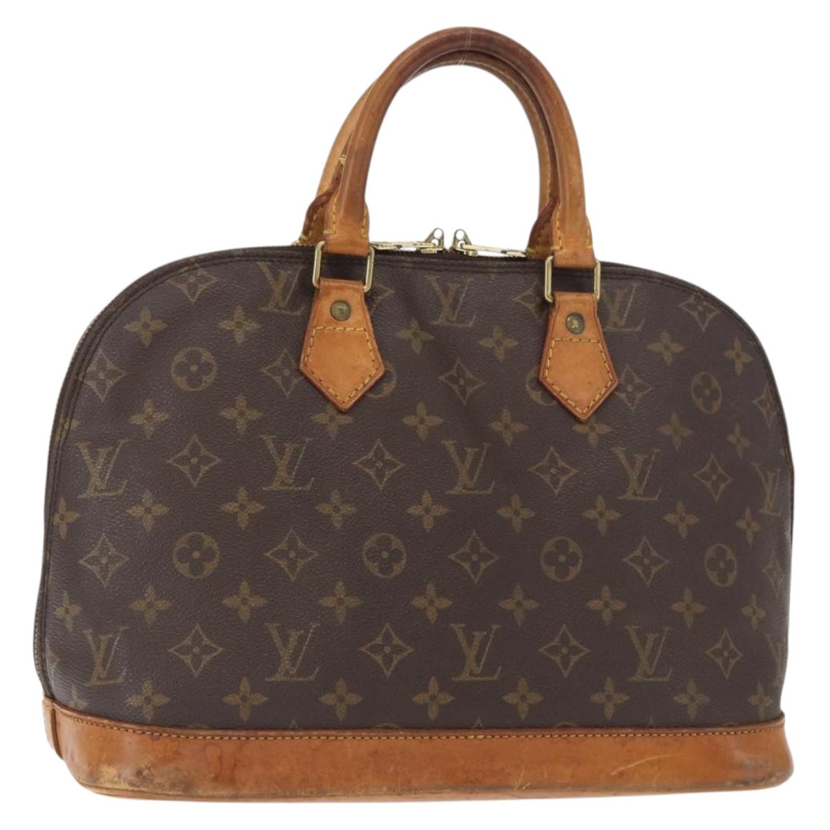 LOUIS VUITTON Monogram Alma Hand Bag M51130 LV Auth 163608