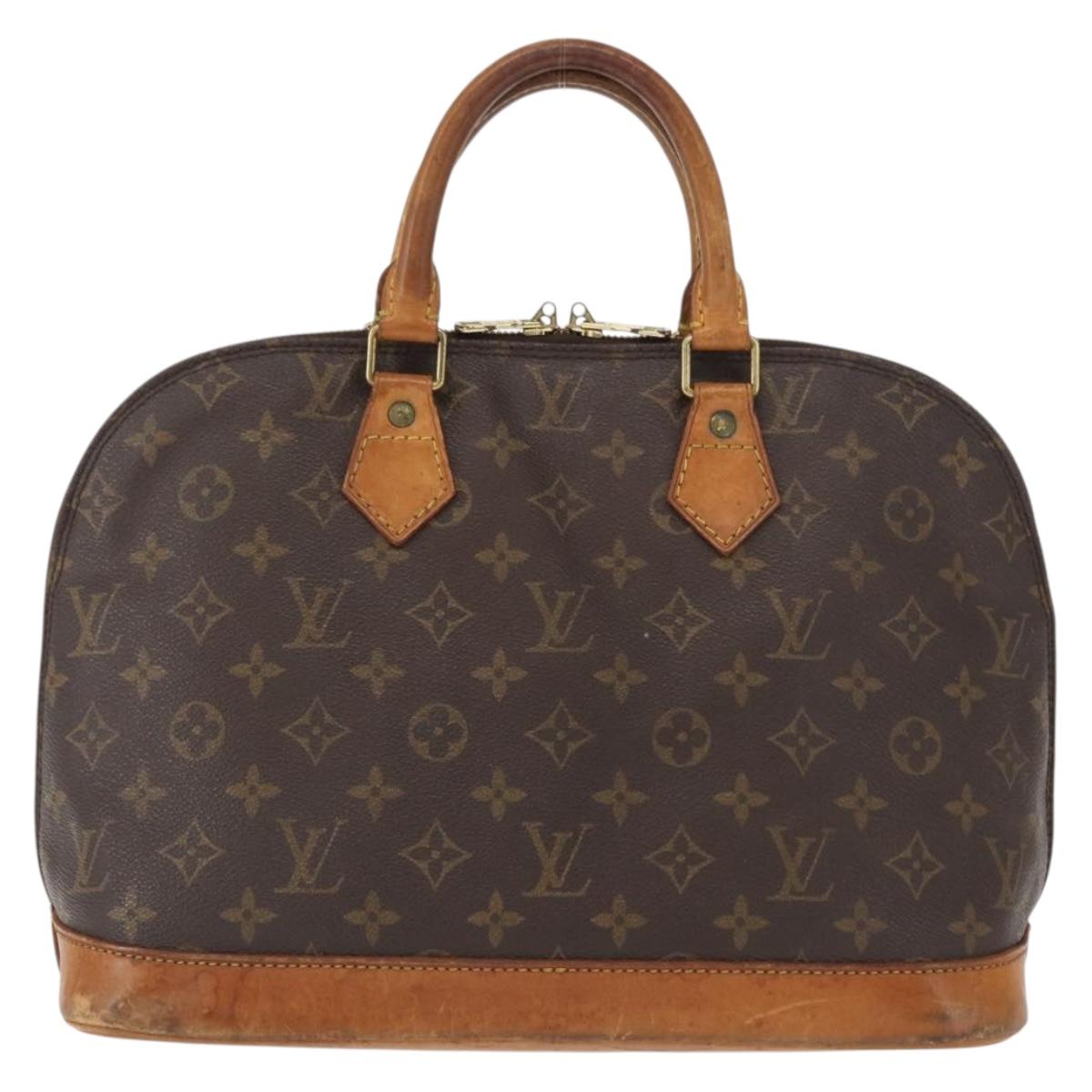 LOUIS VUITTON Monogram Alma Hand Bag M51130 LV Auth 163608