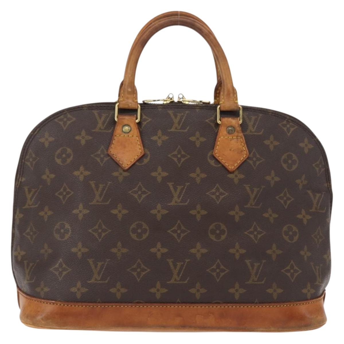 LOUIS VUITTON Monogram Alma Hand Bag M51130 LV Auth 163608