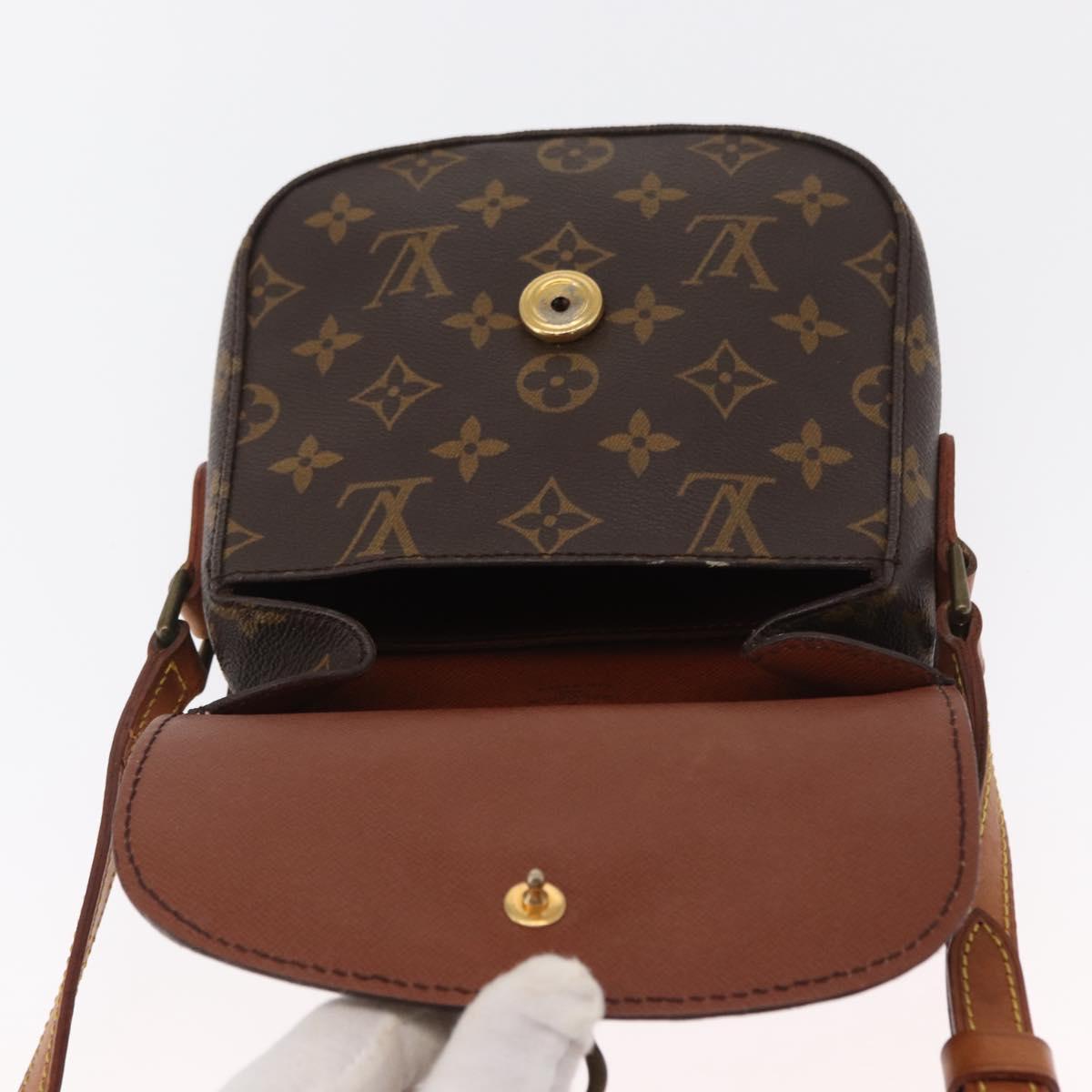 LOUIS VUITTON Monogram Saint Cloud PM Shoulder Bag M51244 LV Auth 163619