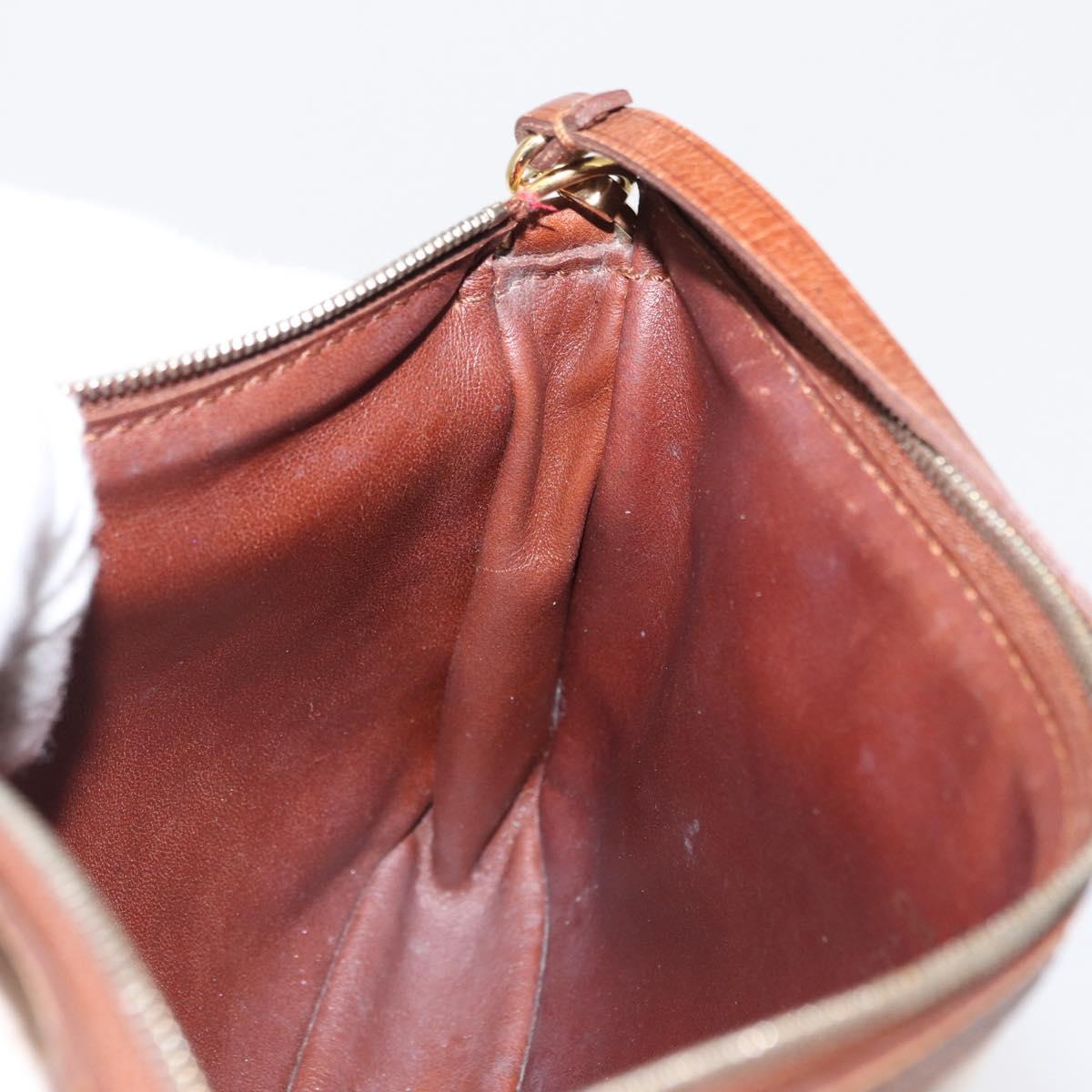 LOUIS VUITTON Monogram Charm Pochette Accessoires Pouch White M95161 Auth 163623