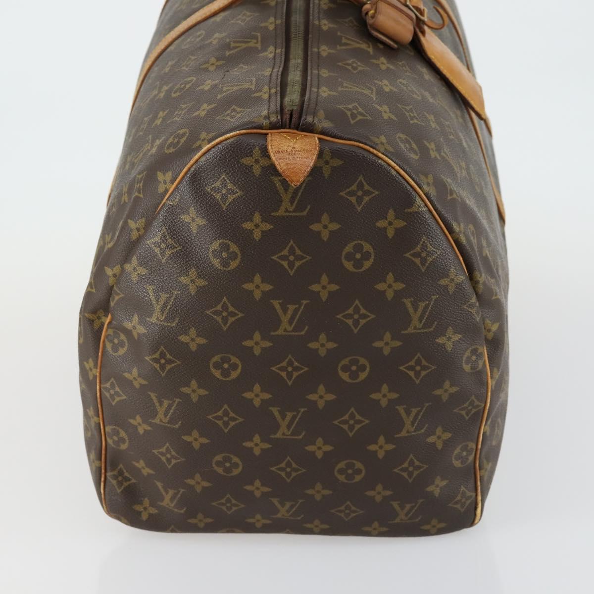LOUIS VUITTON Monogram Keepall 60 Boston Bag M41422 LV Auth 163627