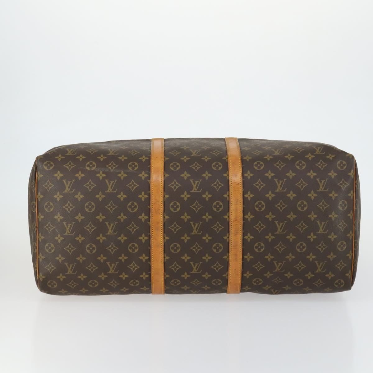 LOUIS VUITTON Monogram Keepall 60 Boston Bag M41422 LV Auth 163627