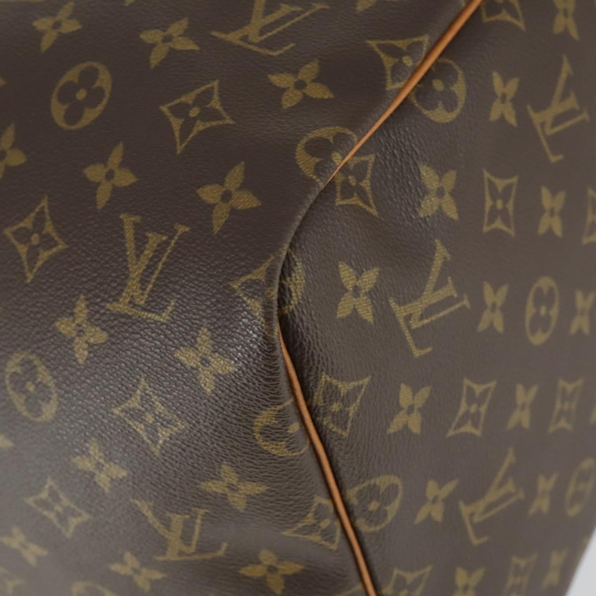 LOUIS VUITTON Monogram Keepall 55 Boston Bag M41424 LV Auth 163632
