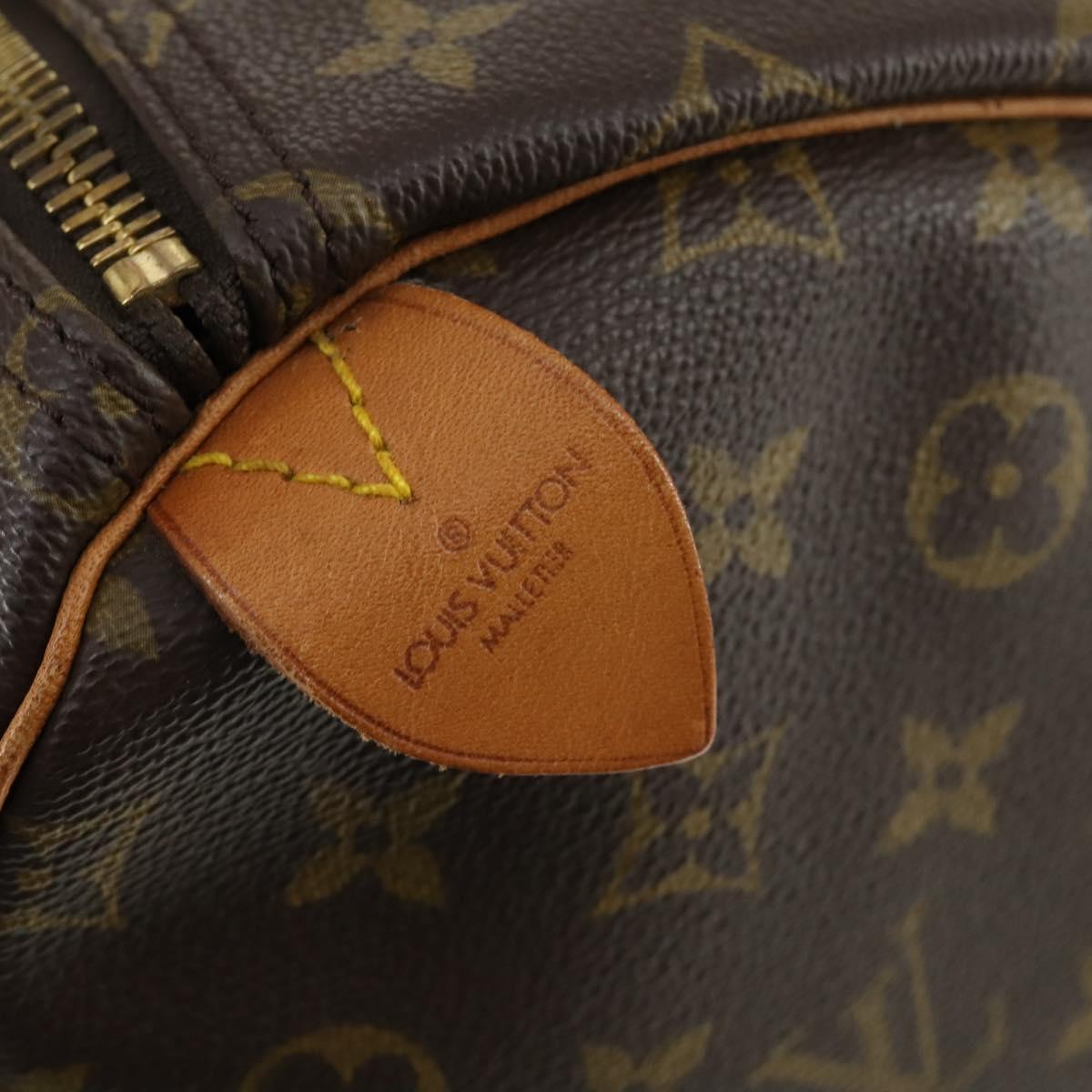 LOUIS VUITTON Monogram Keepall 55 Boston Bag M41424 LV Auth 163632