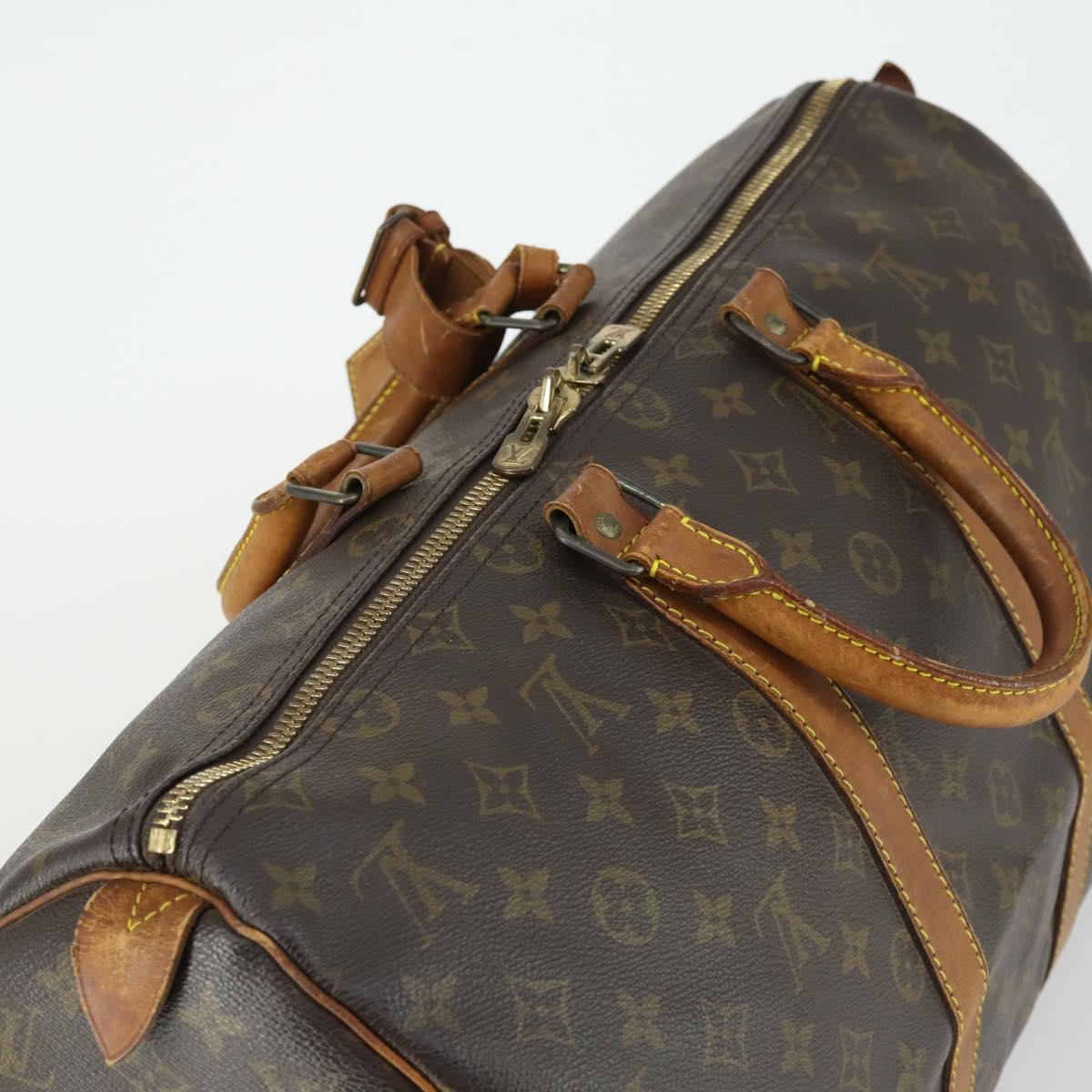 LOUIS VUITTON Monogram Keepall 45 Boston Bag M41428 LV Auth 163637