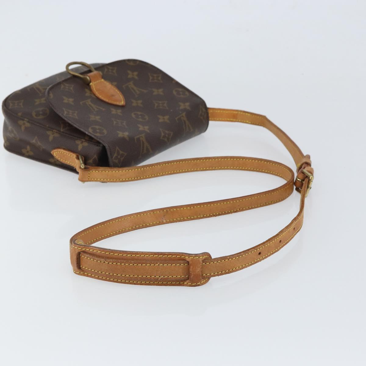 LOUIS VUITTON Monogram Saint Cloud MM Shoulder Bag M51243 LV Auth 163643