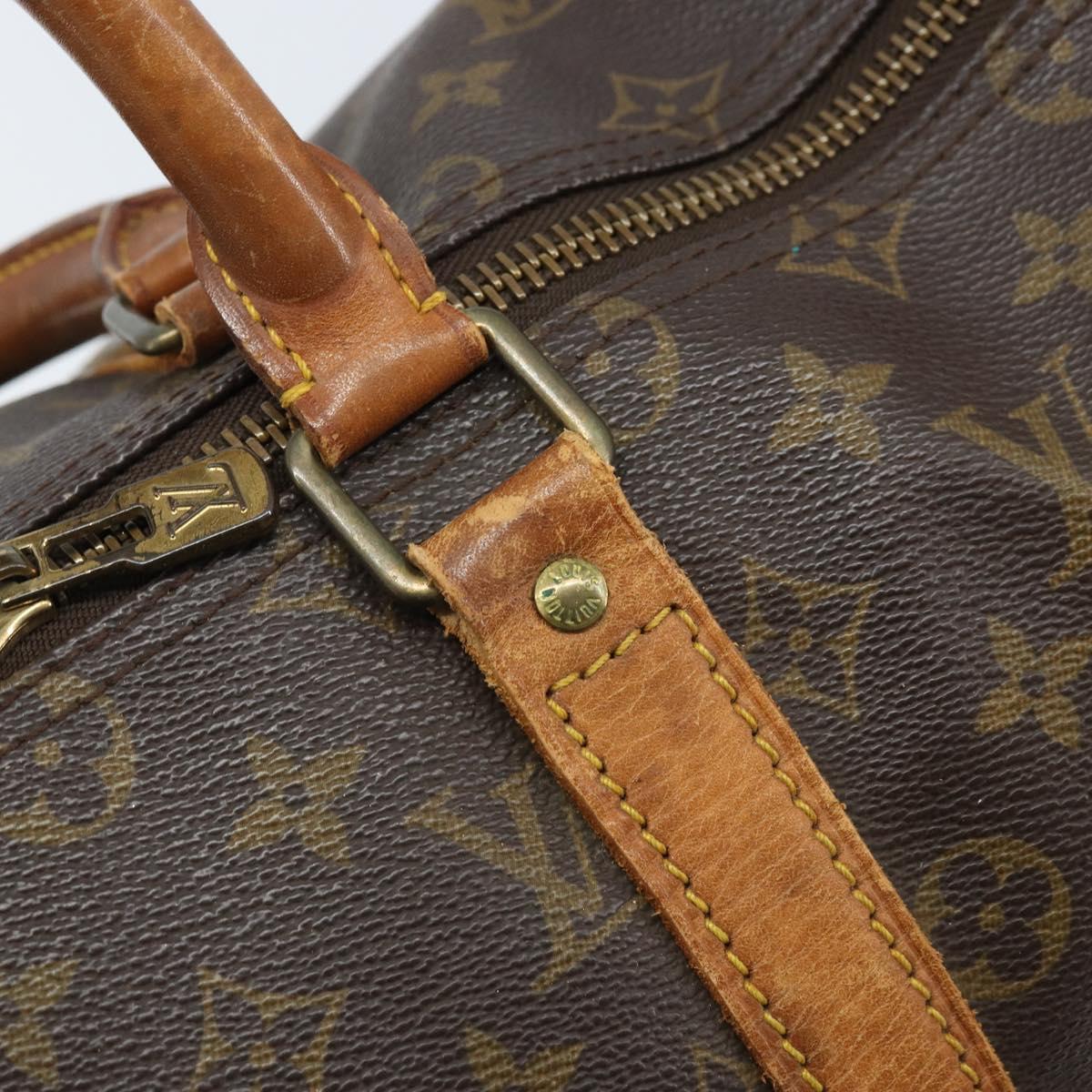 LOUIS VUITTON Monogram Keepall 45 Boston Bag M41428 LV Auth 163647