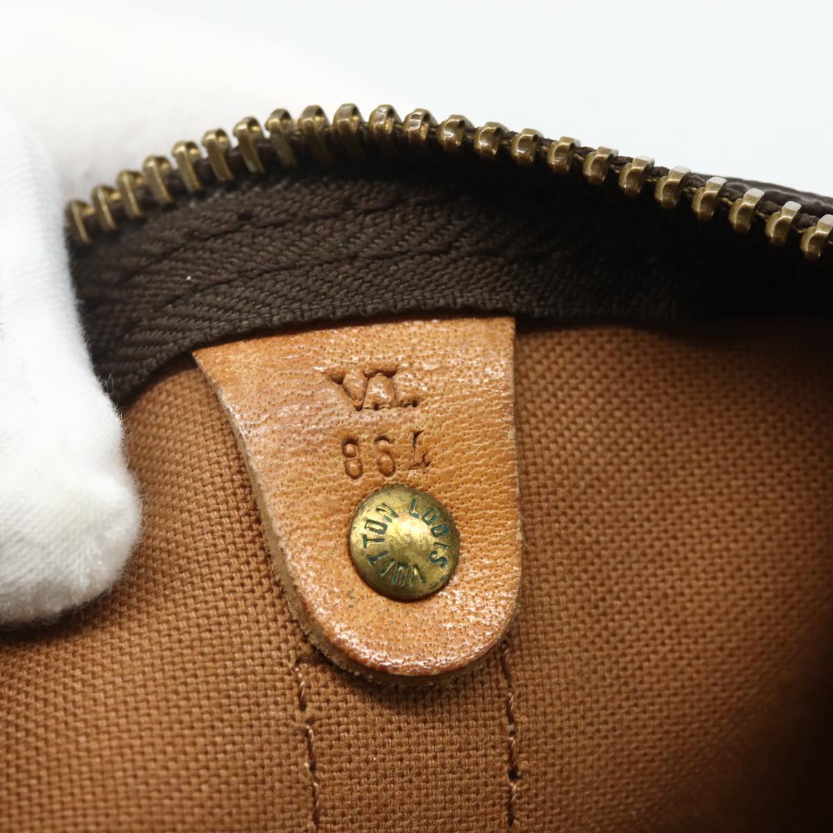 LOUIS VUITTON Monogram Keepall 45 Boston Bag M41428 LV Auth 163647
