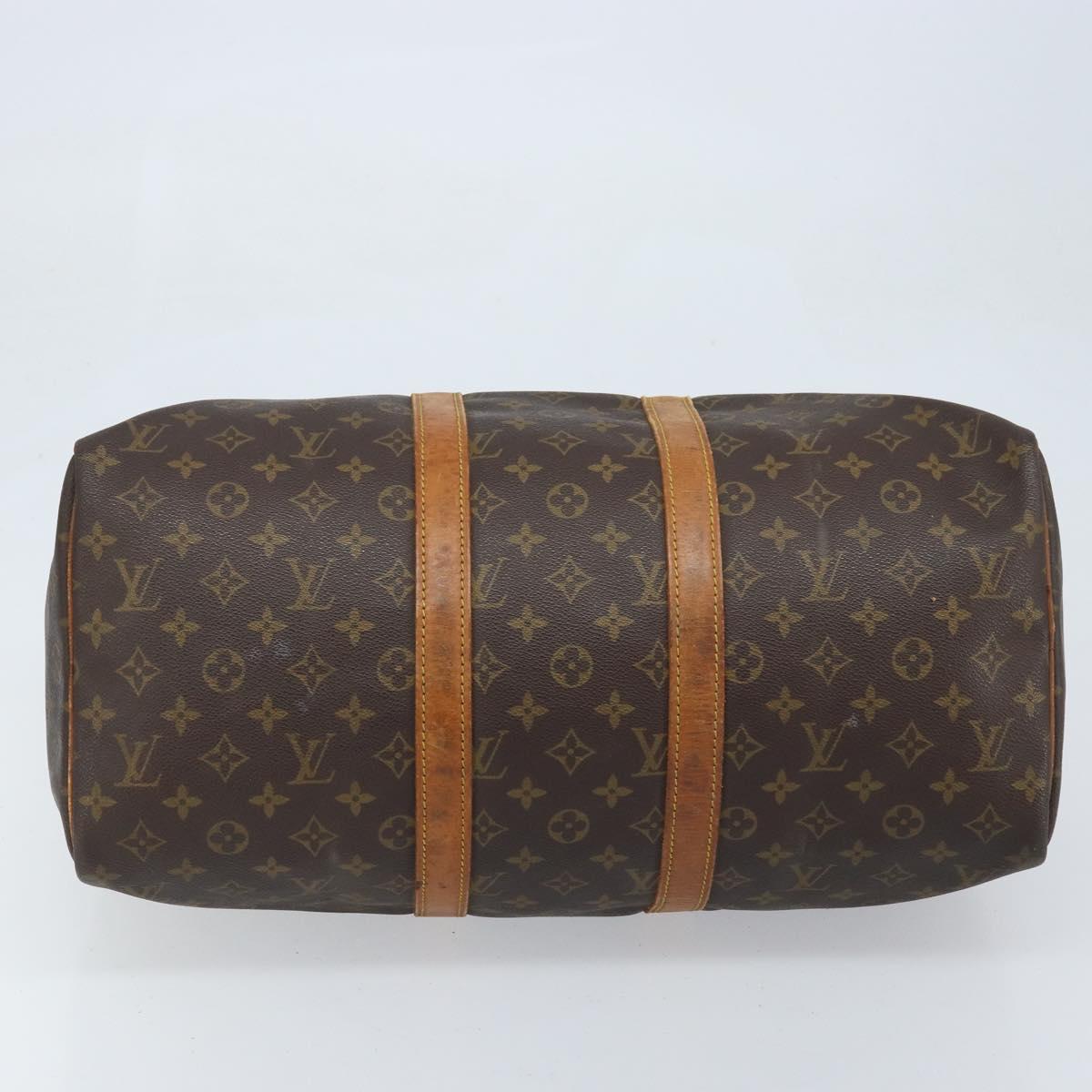 LOUIS VUITTON Monogram Keepall 45 Boston Bag M41428 LV Auth 163647