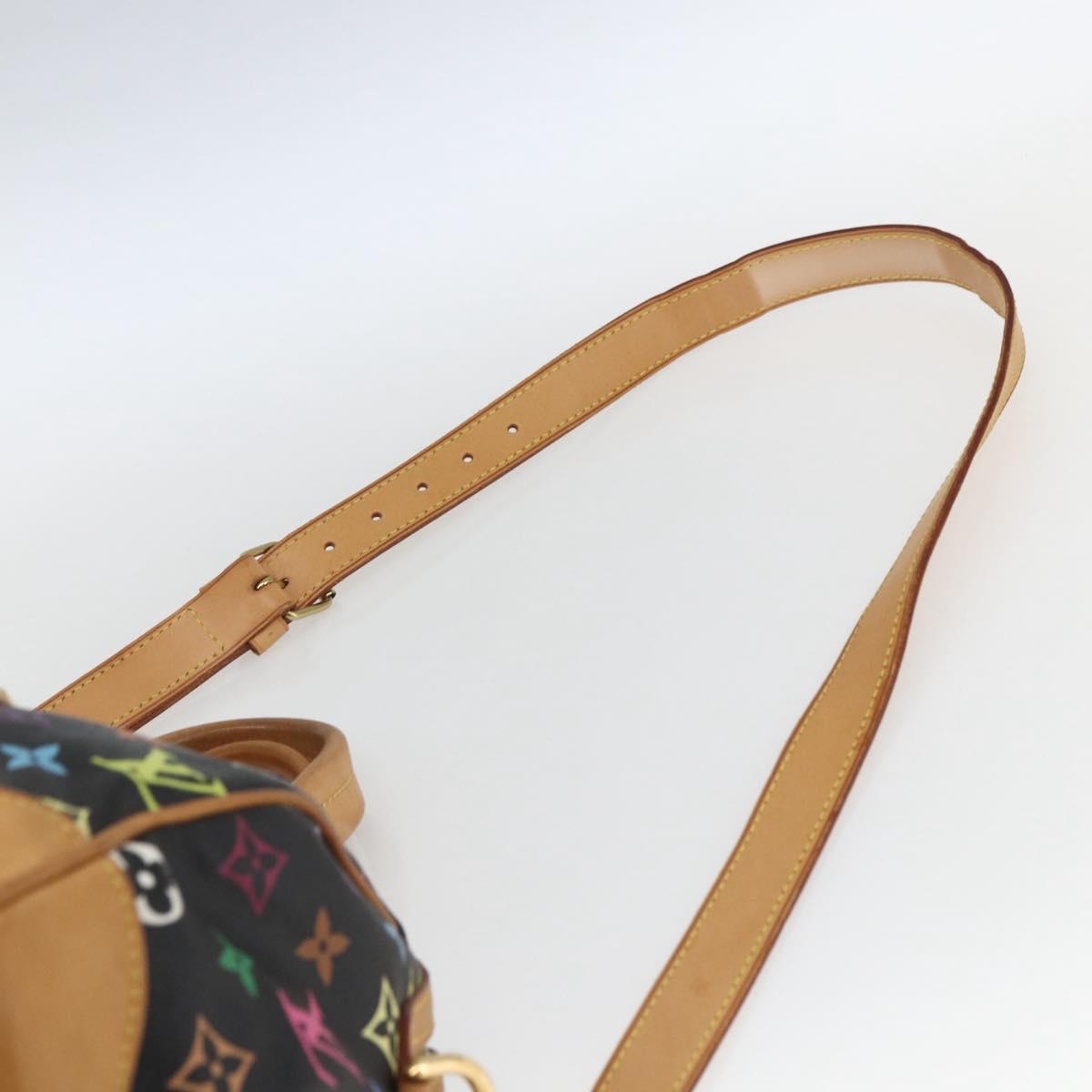 LOUIS VUITTON Monogram Multicolor Courtney MM Bag 2way Black M45642 Auth 163673SAV
