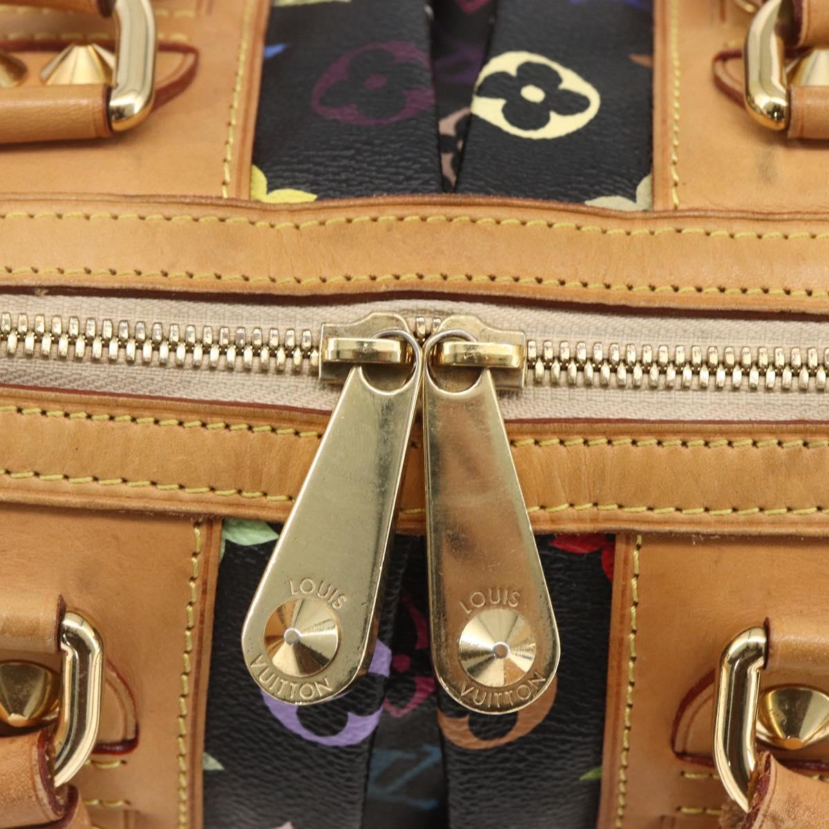 LOUIS VUITTON Monogram Multicolor Courtney MM Bag 2way Black M45642 Auth 163673SAV
