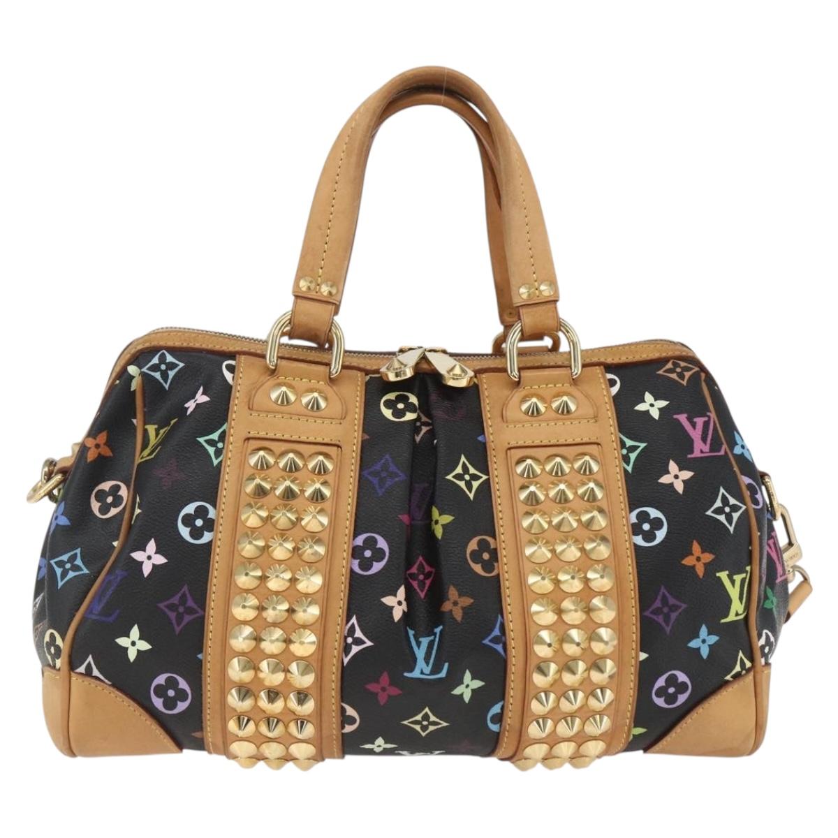 LOUIS VUITTON Monogram Multicolor Courtney MM Bag 2way Black M45642 Auth 163673SAV