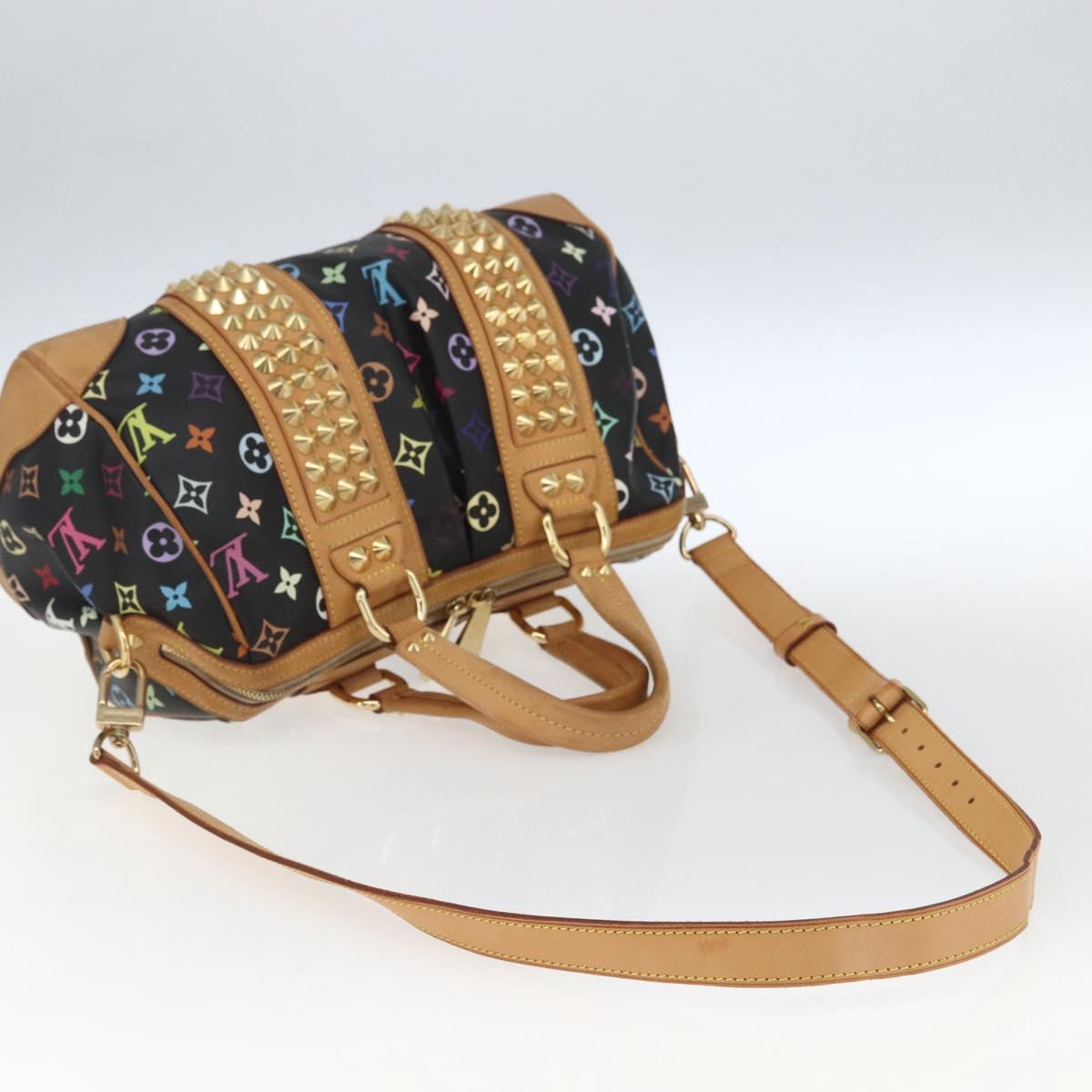 LOUIS VUITTON Monogram Multicolor Courtney MM Bag 2way Black M45642 Auth 163673SAV