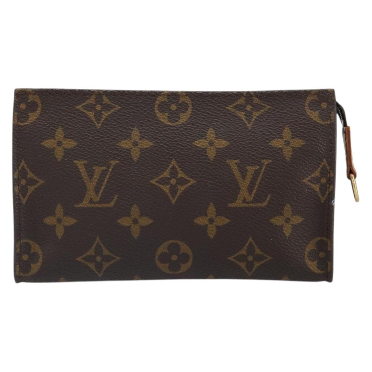 LOUIS VUITTON Monogram Bucket PM Accessory Pouch LV Auth 163683