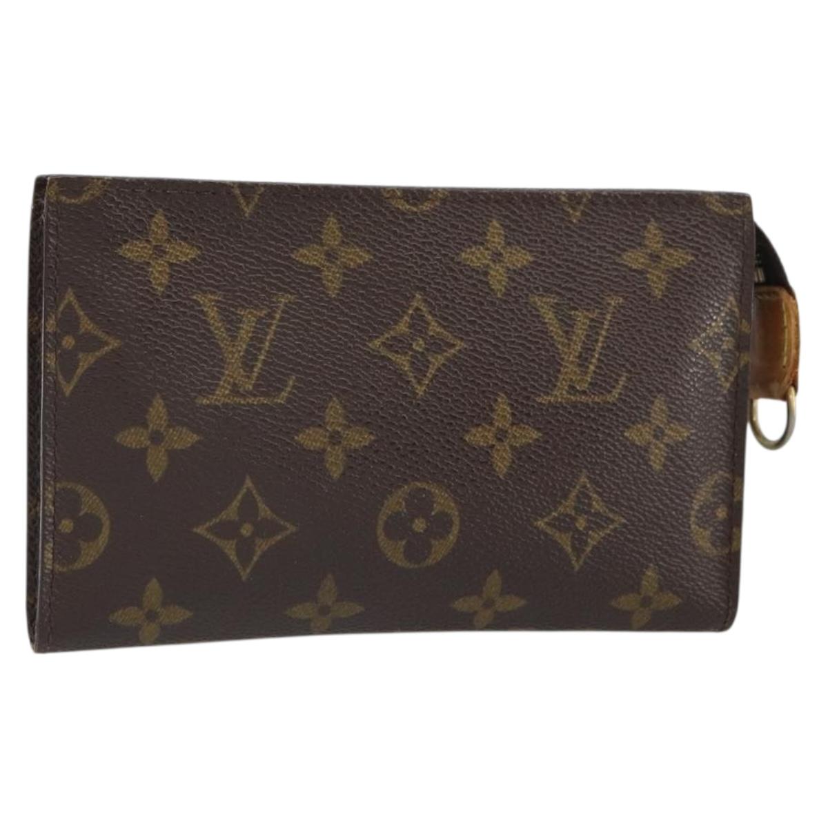 LOUIS VUITTON Monogram Bucket PM Accessory Pouch LV Auth 163684