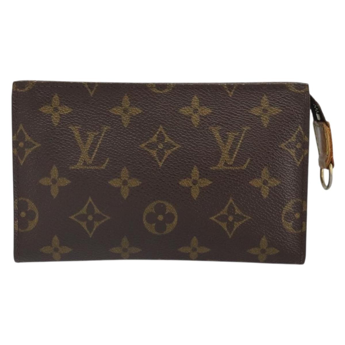 LOUIS VUITTON Monogram Bucket PM Accessory Pouch LV Auth 163684