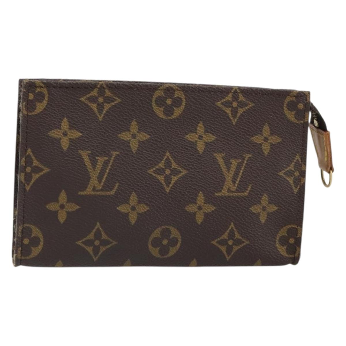 LOUIS VUITTON Monogram Bucket PM Accessory Pouch LV Auth 163685