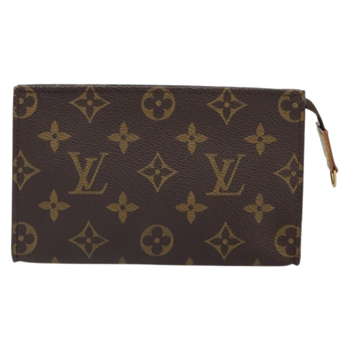 LOUIS VUITTON Monogram Bucket PM Accessory Pouch LV Auth 163685