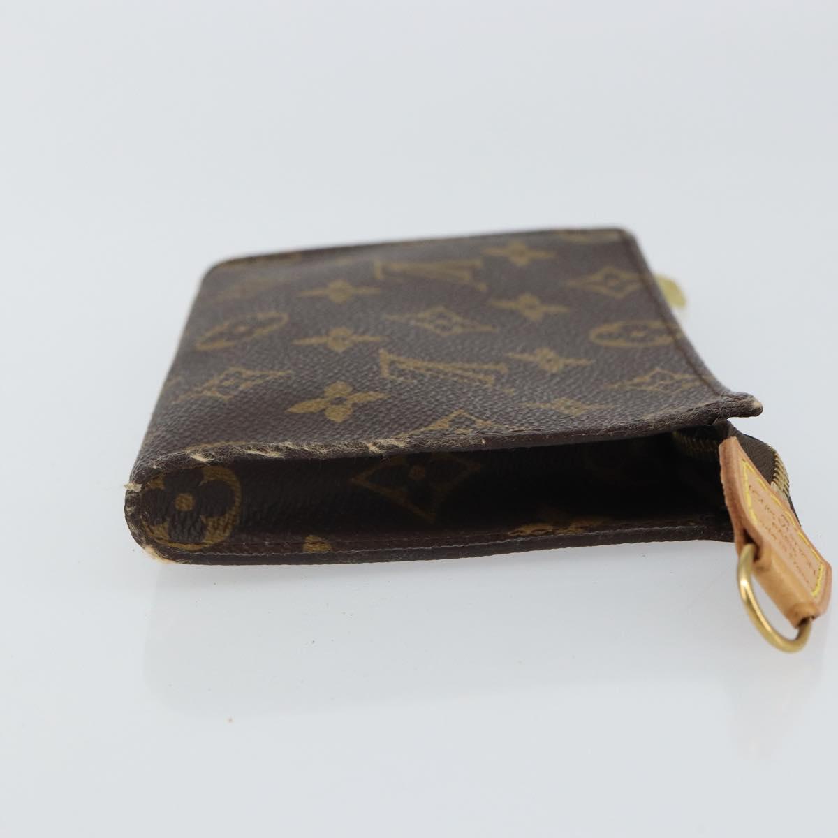 LOUIS VUITTON Monogram Bucket PM Accessory Pouch LV Auth 163685