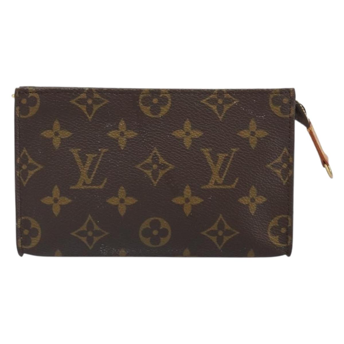 LOUIS VUITTON Monogram Bucket PM Accessory Pouch LV Auth 163686