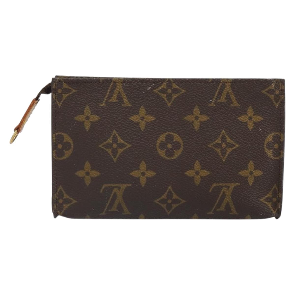 LOUIS VUITTON Monogram Bucket PM Accessory Pouch LV Auth 163686