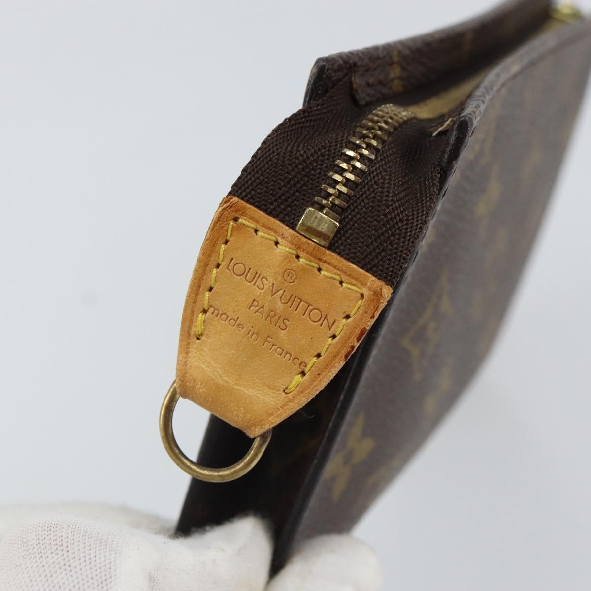 LOUIS VUITTON Monogram Bucket PM Accessory Pouch LV Auth 163687