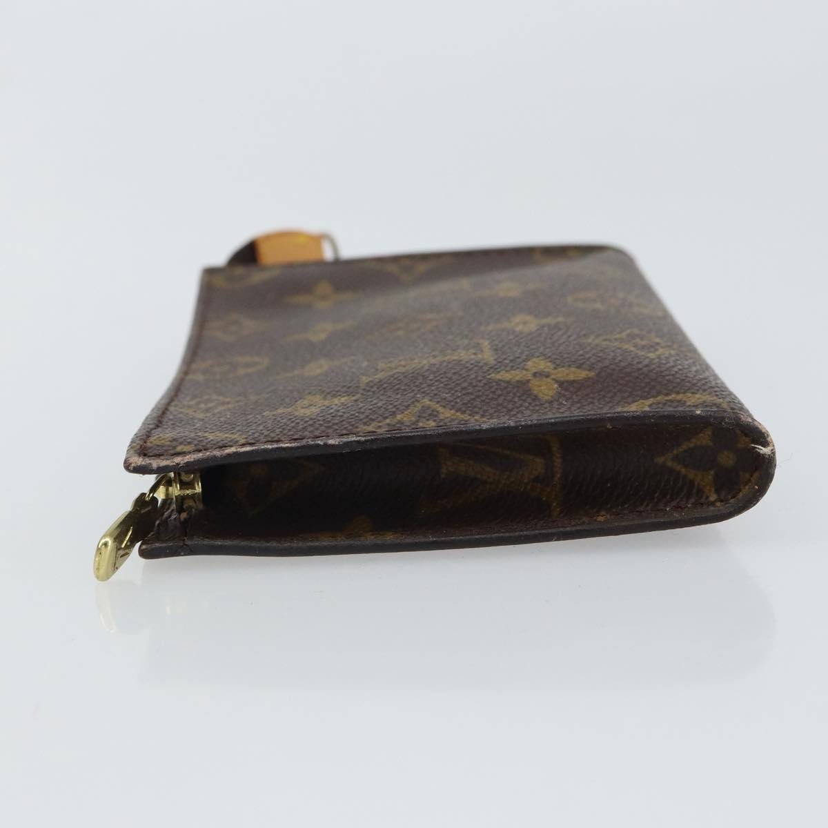 LOUIS VUITTON Monogram Bucket PM Accessory Pouch LV Auth 163687