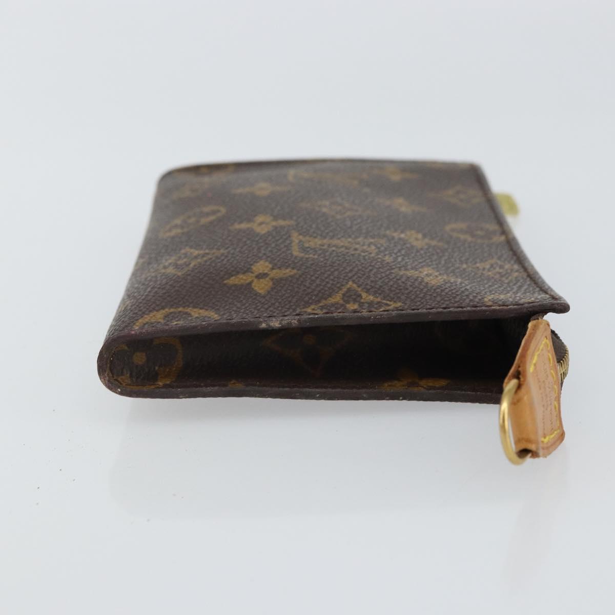 LOUIS VUITTON Monogram Bucket PM Accessory Pouch LV Auth 163688