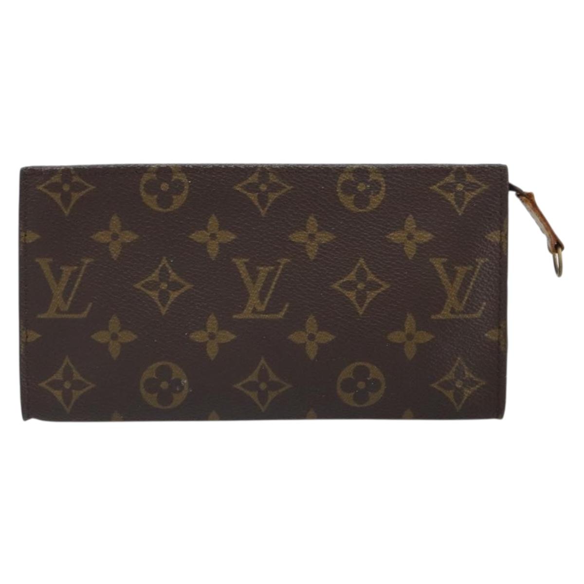 LOUIS VUITTON Monogram Bucket GM Accessory Pouch LV Auth 163689