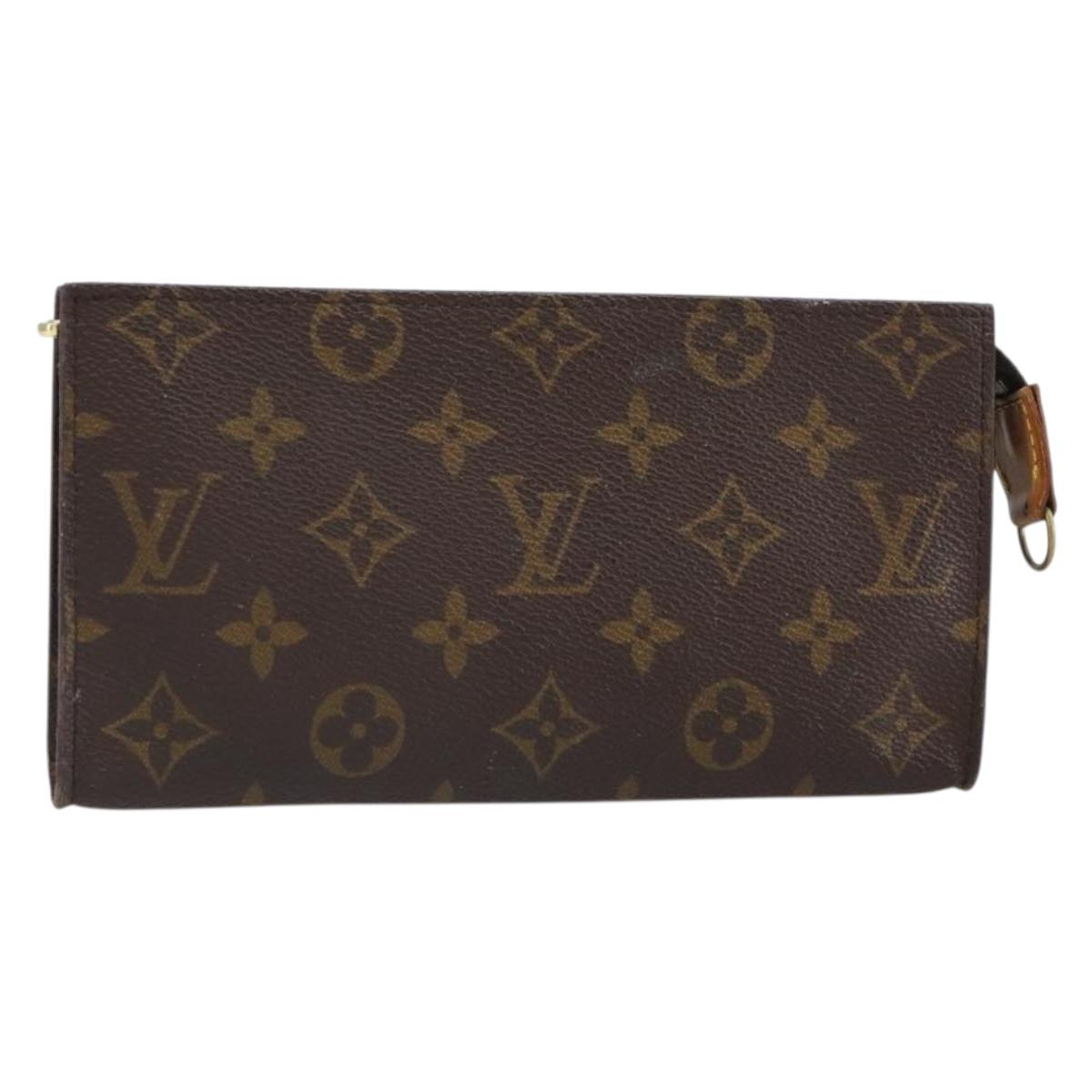 LOUIS VUITTON Monogram Bucket GM Accessory Pouch LV Auth 163690