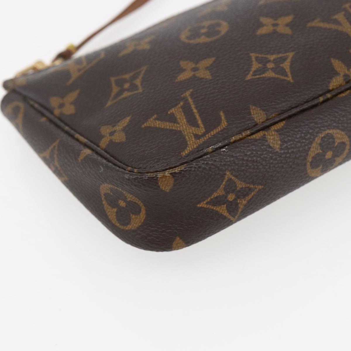 LOUIS VUITTON Monogram Pochette Accessoires Pouch M51980 LV Auth 163695