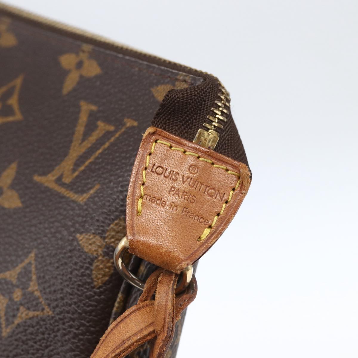LOUIS VUITTON Monogram Pochette Accessoires Pouch M51980 LV Auth 163695