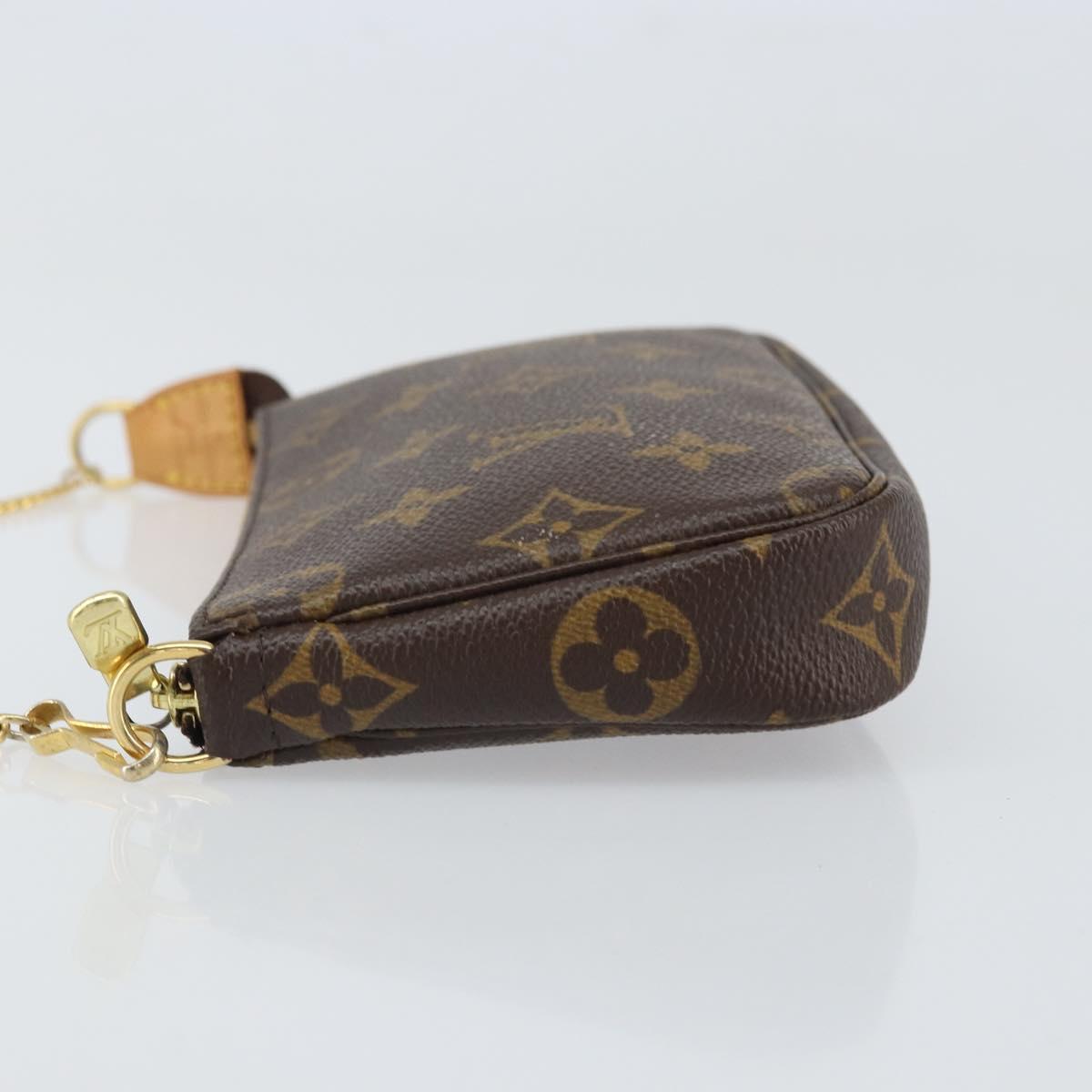 LOUIS VUITTON Monogram Mini Pochette Accessoires Pouch M58009 LV Auth 163699V