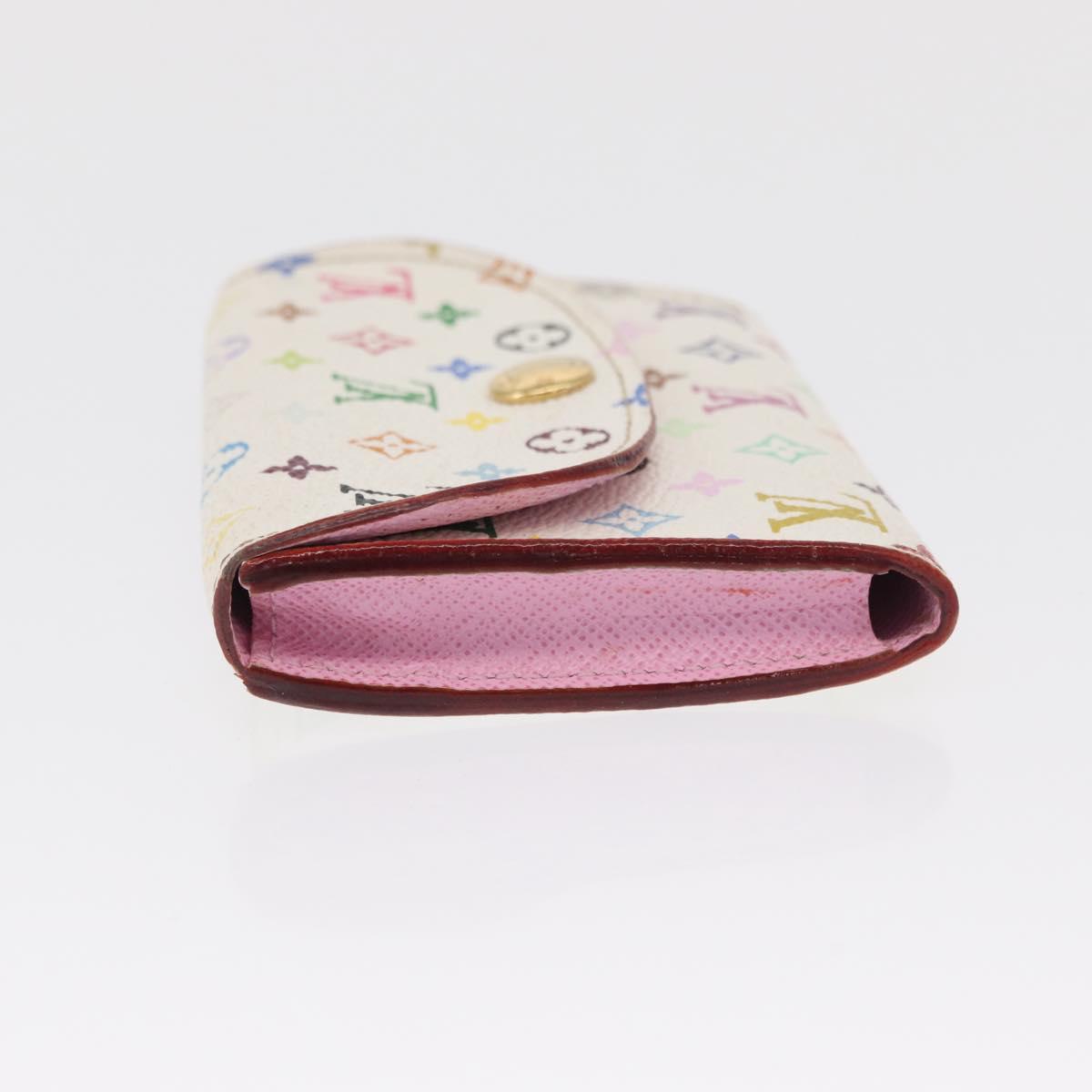 LOUIS VUITTON Multicolor Anvelop Cult De Vuitto Case White M66557 LV Auth 163712V