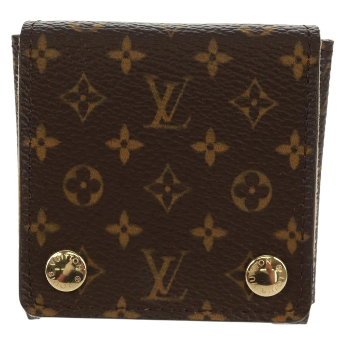 LOUIS VUITTON Monogram Jewelry case Jewelry Box LV Auth 163719V