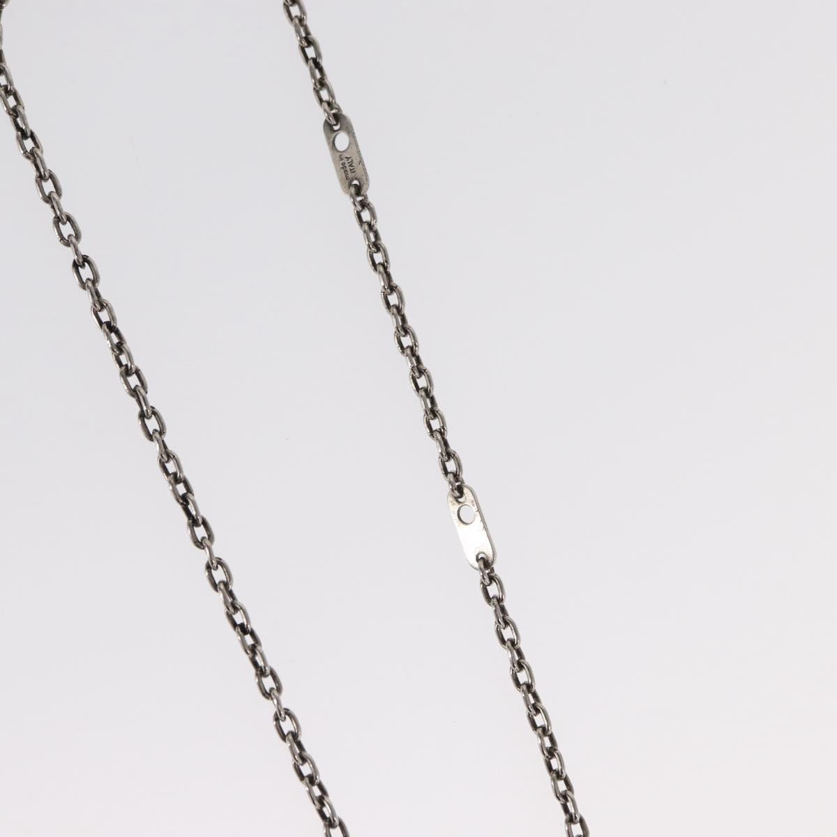 LOUIS VUITTON LV Printed Initials Turquoise Necklace M68904 LV Auth 163744SAM