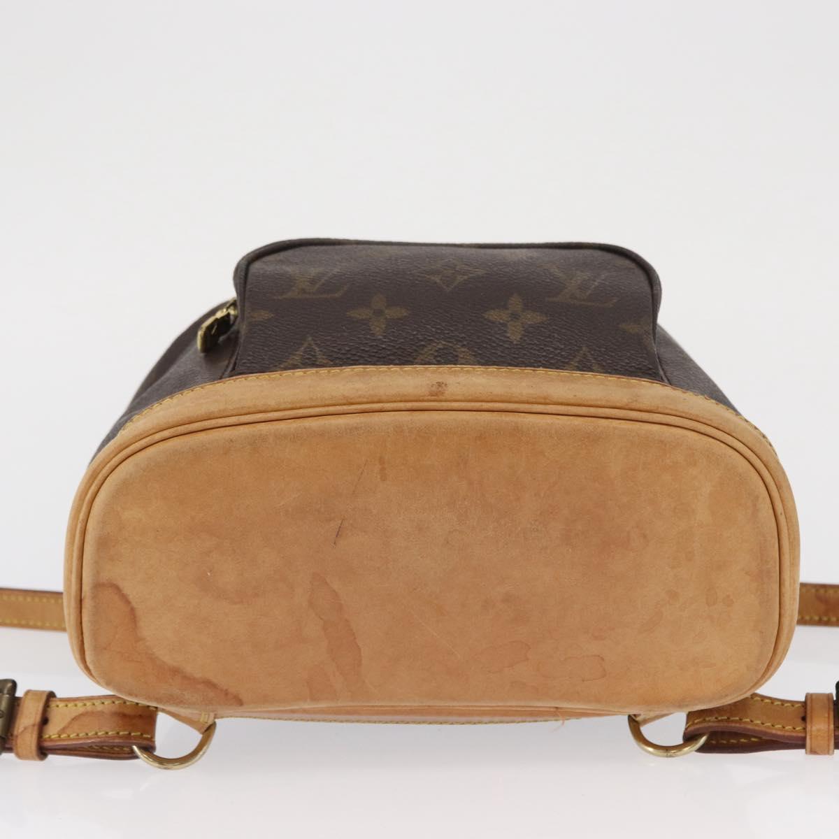 LOUIS VUITTON Monogram Montsouris PM Backpack M51137 LV Auth 163785