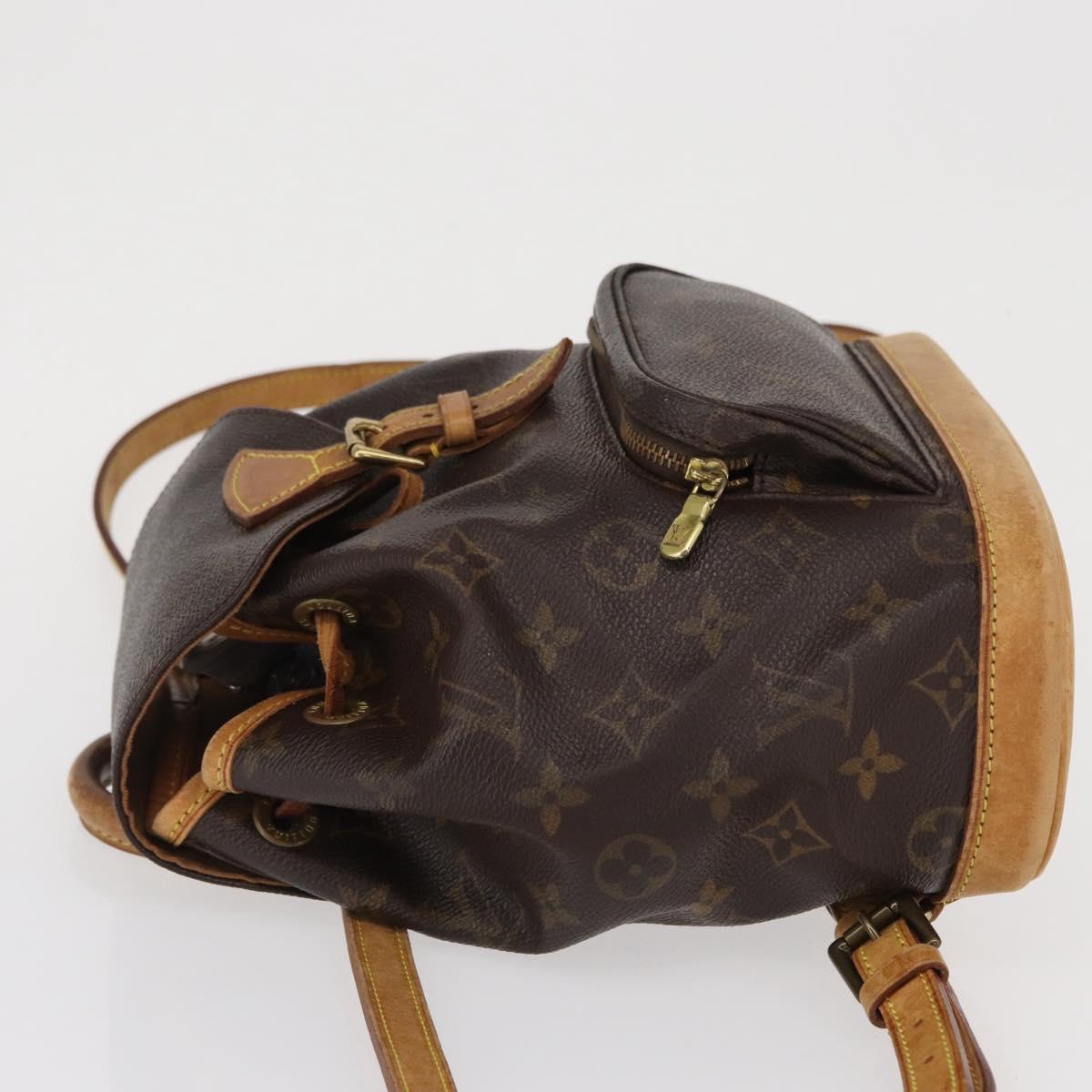 LOUIS VUITTON Monogram Montsouris PM Backpack M51137 LV Auth 163785
