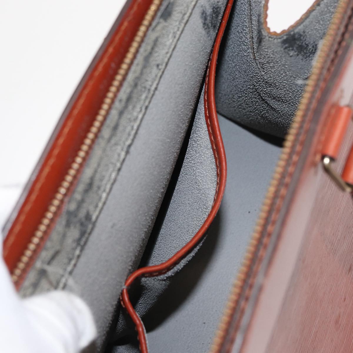 LOUIS VUITTON Epi Riviera Hand Bag Brown M48183 LV Auth 163793