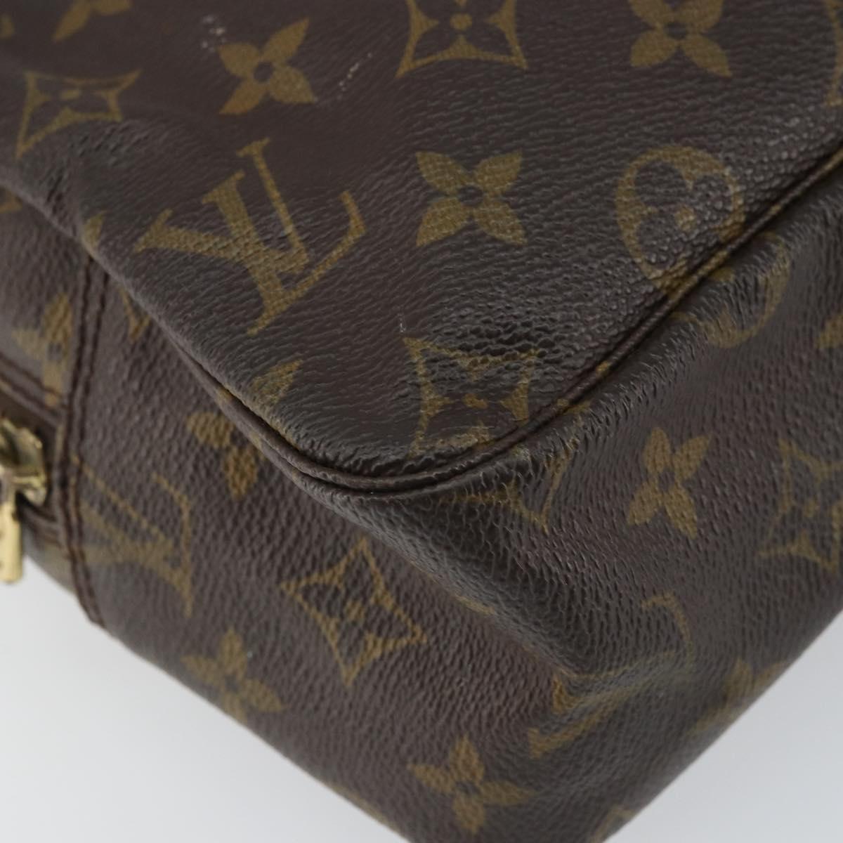 LOUIS VUITTON Monogram Trousse Toilette 28 Clutch Bag M47522 LV Auth 163795