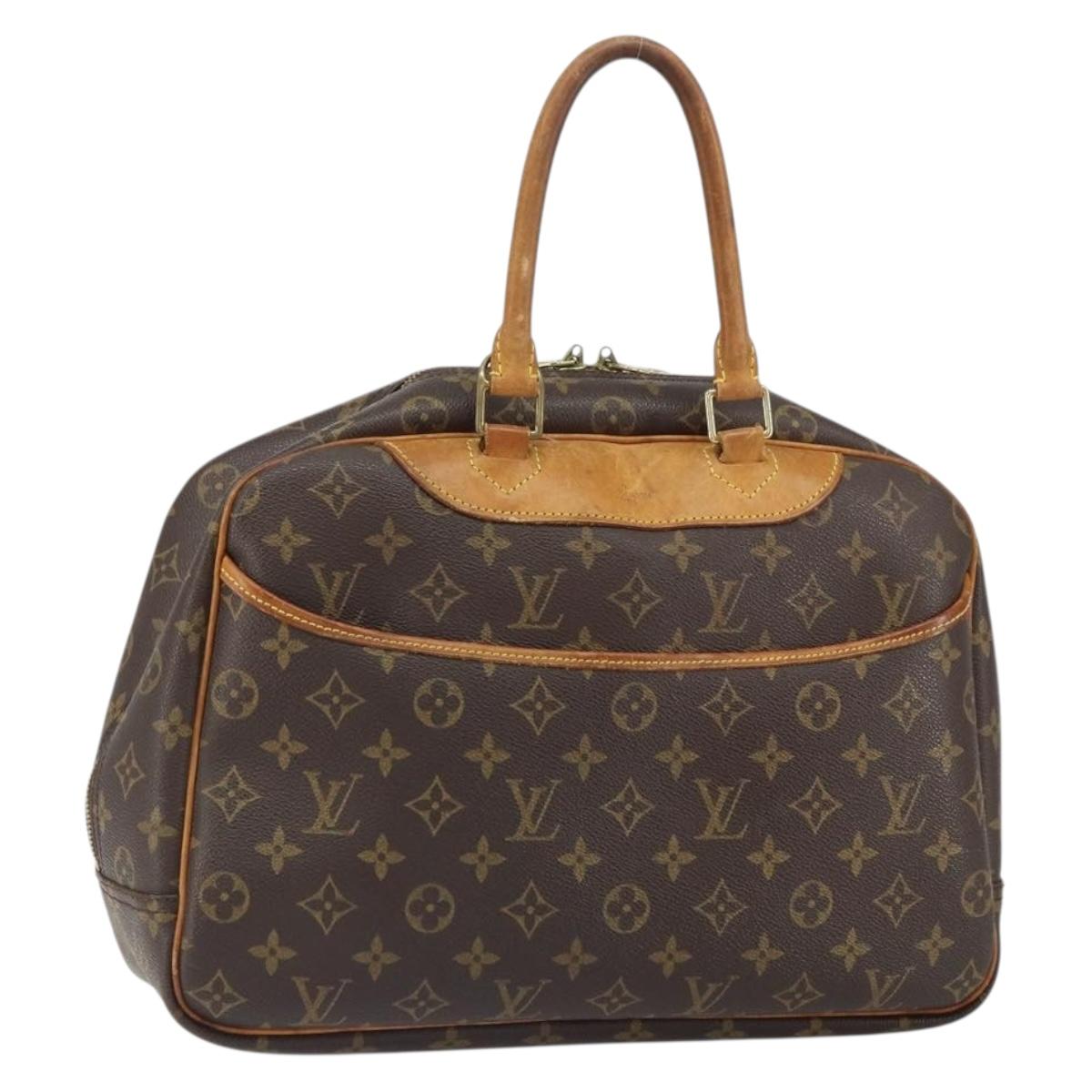 LOUIS VUITTON Monogram Deauville Hand Bag M47270 LV Auth 163797