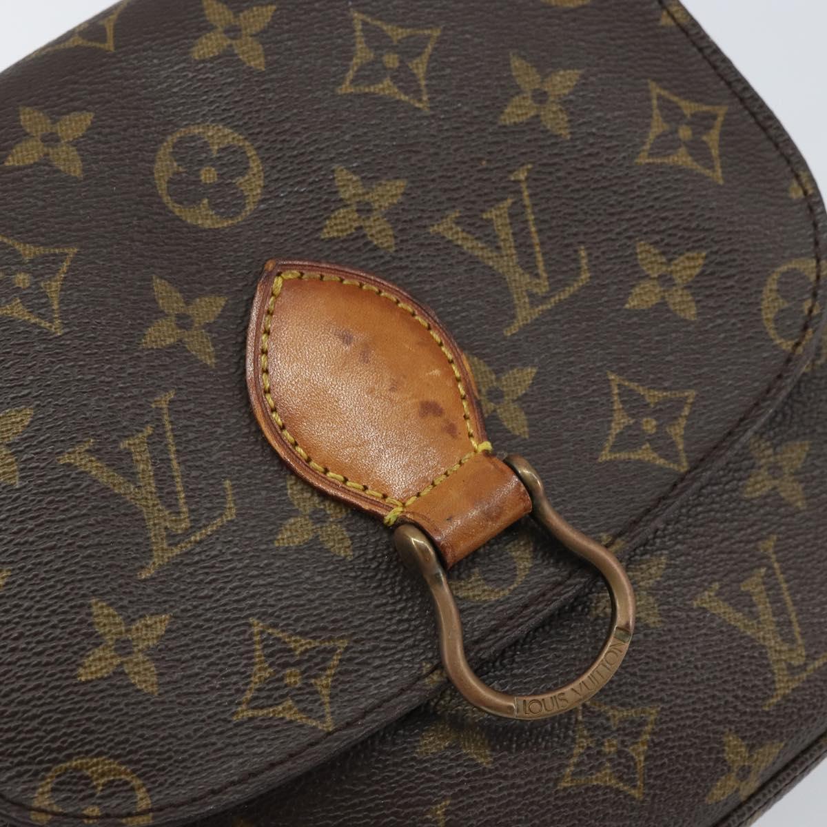 LOUIS VUITTON Monogram Saint Cloud MM Shoulder Bag M51243 LV Auth 163799