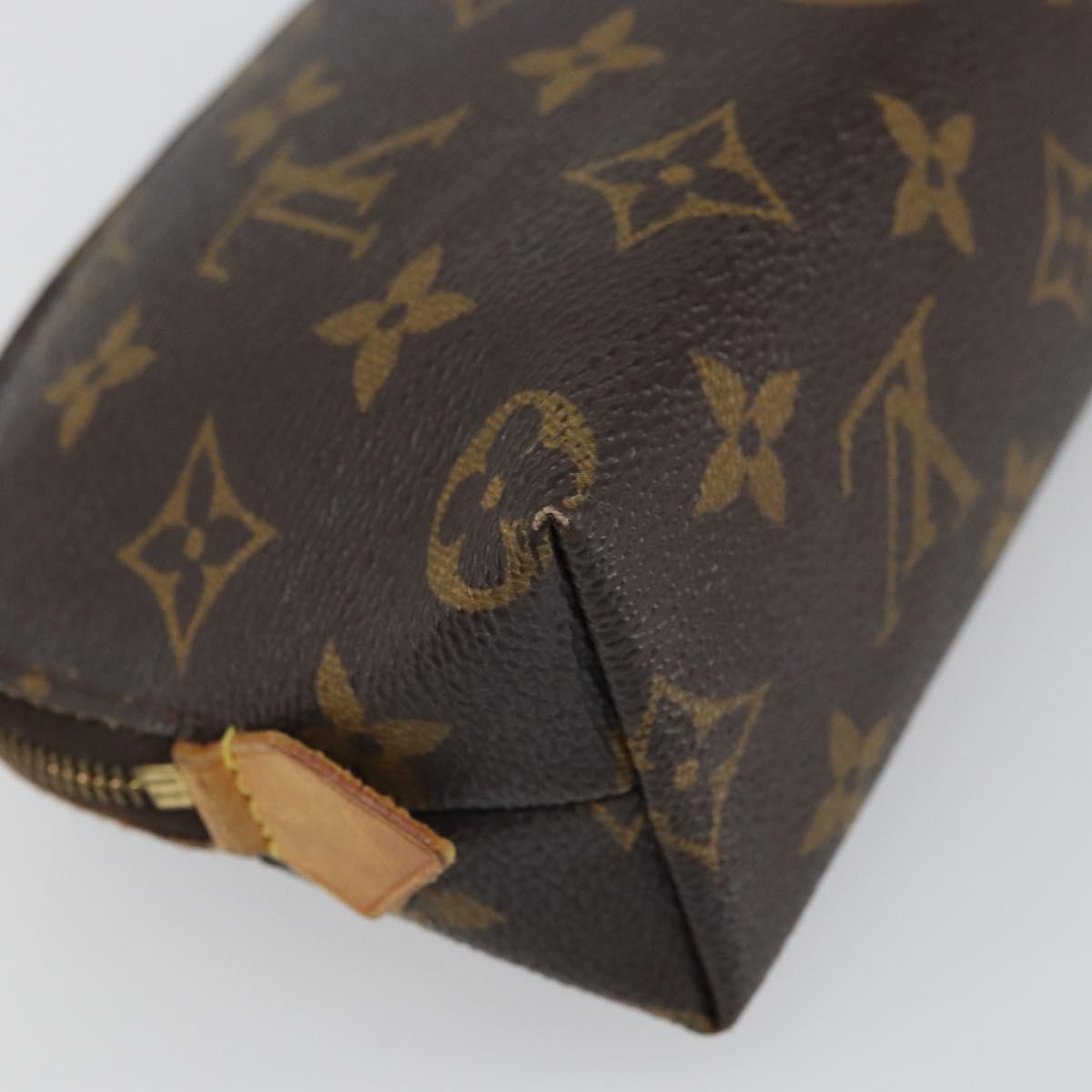 LOUIS VUITTON Monogram Pochette Cosmetic PM Pouch M43998 LV Auth 163808