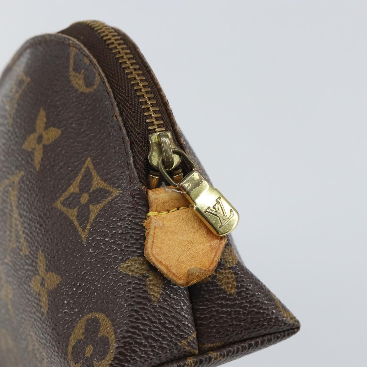 LOUIS VUITTON Monogram Pochette Cosmetic PM Pouch M43998 LV Auth 163808