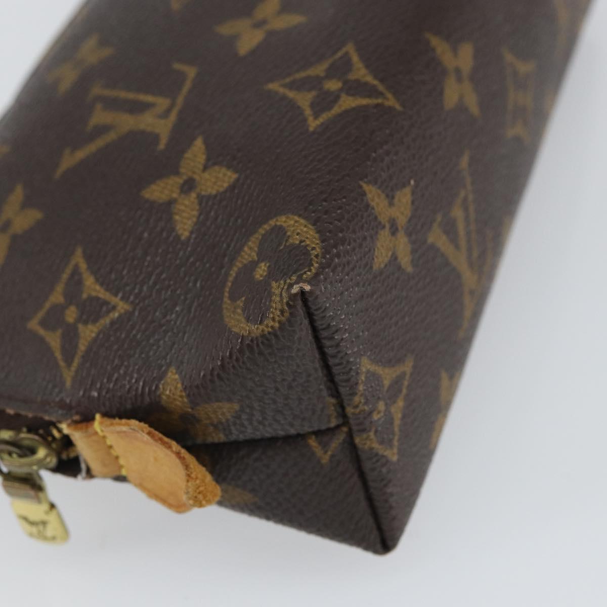 LOUIS VUITTON Monogram Pochette Cosmetic PM Pouch M43998 LV Auth 163808
