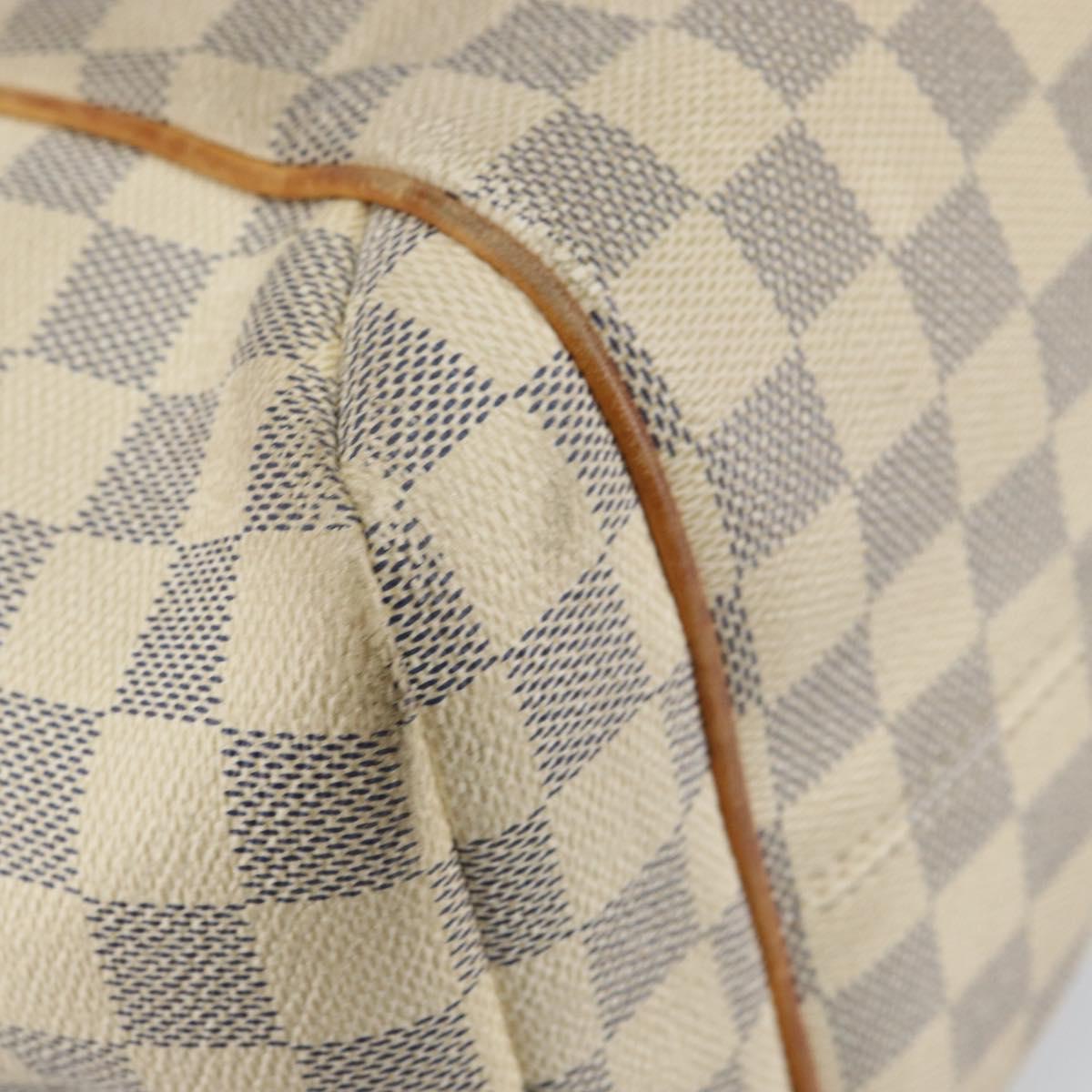 LOUIS VUITTON Damier Azur Totally MM Tote Bag N51262 LV Auth 163809